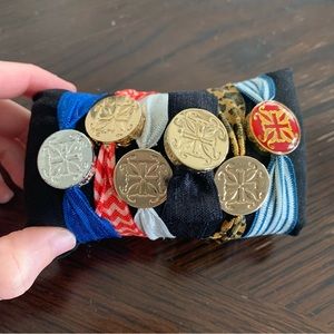 Rustic Cuff Hair-tie/Bracelet Bundle